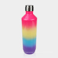 Matraz de vacío de arco iris de acero inoxidable de 500 ml